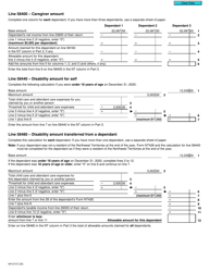 Form T2203 (9412-D) Worksheet NT428MJ Northwest Territories - Canada, Page 2