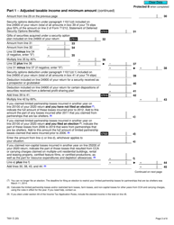 Form T691 Alternative Minimum Tax - Canada, Page 3