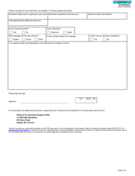 Form RC626 Offshore Tax Informant Program (Otip) Submission Form - Canada, Page 4