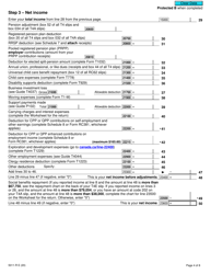 Form 5011-R Income Tax and Benefit Return - Canada, Page 4