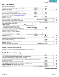 Form 5011-R Income Tax and Benefit Return - Canada, Page 7