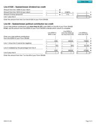 Form 5008-D Worksheet SK428 Saskatchewan - Canada, Page 3