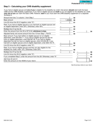Form 5005-S6 Schedule 6 Canada Workers Benefit - Canada, Page 5