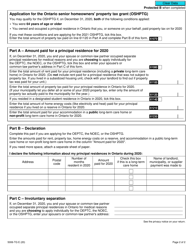 Form 5006-TG (ON-BEN) Application for the Ontario Trillium Benefit and Ontario Senior Homeowners&#039; Property Tax Grant - Canada, Page 2