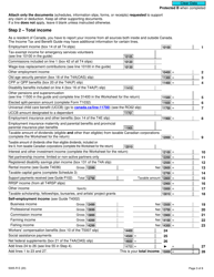 Form 5005-R Income Tax and Benefit Return (For Qc Only) - Canada, Page 3