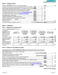 Form 5005-R Income Tax and Benefit Return (For Qc Only) - Canada, Page 5
