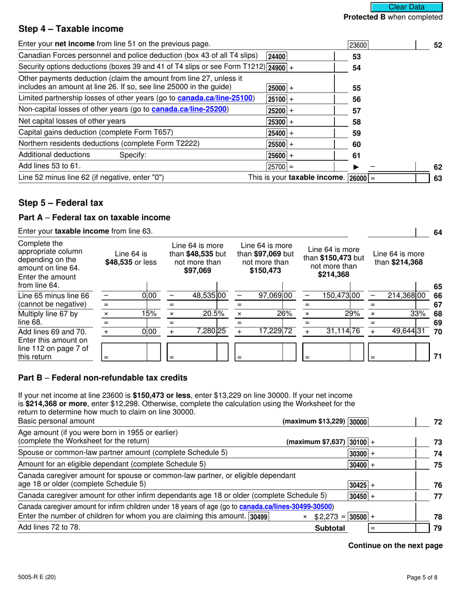 Form 5005-R - 2020 - Fill Out, Sign Online and Download Fillable PDF ...