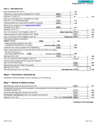 Form 5005-R Income Tax and Benefit Return (For Qc Only) - Canada, Page 7