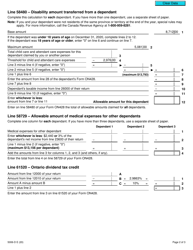 Form 5006-D Worksheet ON428 Ontario - Canada, Page 2