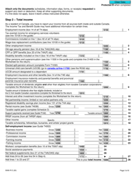 Form 5006-R Income Tax and Benefit Return - Canada, Page 3