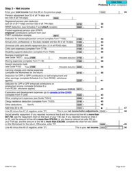 Form 5006-R Income Tax and Benefit Return - Canada, Page 4