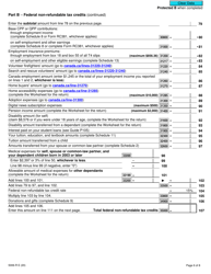 Form 5006-R Income Tax and Benefit Return - Canada, Page 6