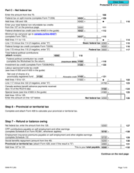Form 5006-R Income Tax and Benefit Return - Canada, Page 7
