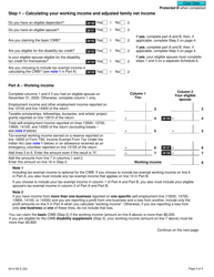 Form 5014-S6 Schedule 6 Canada Workers Benefit - Nunavut - Canada, Page 2