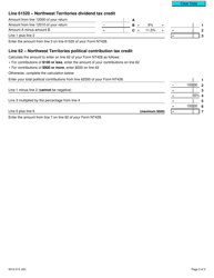 Form 5012-D Worksheet NT428 Northwest Territories - Canada, Page 3