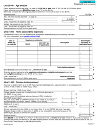 Form 5013-D1 Worksheet for the Return - Canada, Page 3