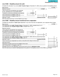 Form 5013-D1 Worksheet for the Return - Canada, Page 4