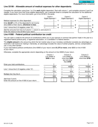 Form 5013-D1 Worksheet for the Return - Canada, Page 5