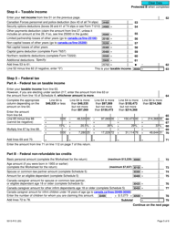 Form 5013-R Income Tax and Benefit Return for Non-residents and Deemed Residents of Canada - Canada, Page 5