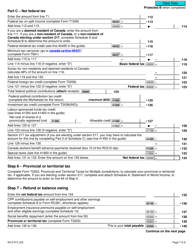 Form 5013-R Income Tax and Benefit Return for Non-residents and Deemed Residents of Canada - Canada, Page 7