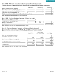 Form 5001-D Worksheet NL428 Newfoundland and Labrador - Canada, Page 3