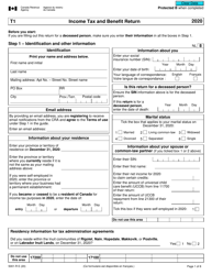 Form 5001-R Income Tax and Benefit Return - Canada
