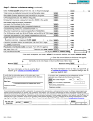 Form 5001-R Income Tax and Benefit Return - Canada, Page 8