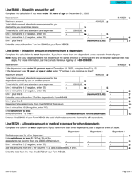 Form 5004-D Worksheet NB428 New Brunswick - Canada, Page 2