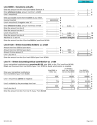 Form 5010-D Worksheet BC428 British Columbia - Canada, Page 3