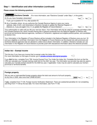 Form 5010-R Income Tax and Benefit Return - Canada, Page 2
