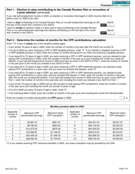 Form 5000-S8 Schedule 8 Canada Pension Plan Contributions and Overpayment - Canada, Page 2
