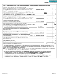 Form 5000-S8 Schedule 8 Canada Pension Plan Contributions and Overpayment - Canada, Page 3