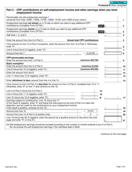 Form 5000-S8 Schedule 8 Canada Pension Plan Contributions and Overpayment - Canada, Page 5