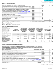 Form 5015-R Income Tax and Benefit Return - Canada, Page 5