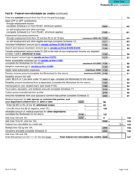 Form 5015-R Income Tax and Benefit Return - Canada, Page 6