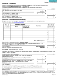 Form 5000-D1 Worksheet for the Return - Canada, Page 3