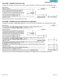 Form 5000-D1 Worksheet for the Return - Canada, Page 4