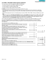 Form 5000-D1 Worksheet for the Return - Canada, Page 6