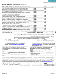 Form 5000-R Income Tax and Benefit Return (For Nb, Ns, Nu and Pe Only) - Canada, Page 8