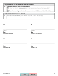 Form SJ-1129A Case Protocol (Youth Division) - Quebec, Canada, Page 5