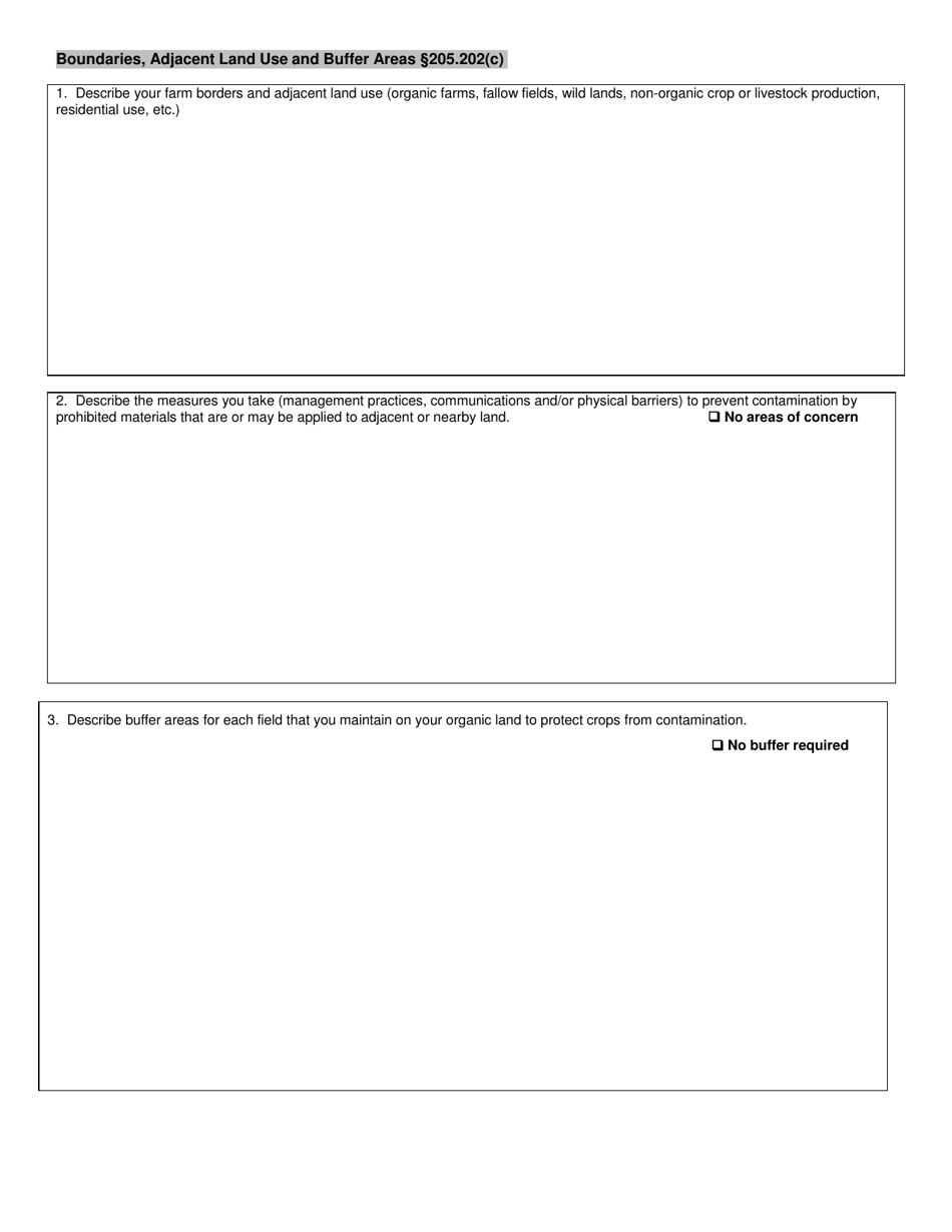 Organic System Plan (Osp) - Crop Production - New Hampshire, Page 4