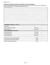 Form OCFS-6029 Individual Allergy and Anaphylaxis Emergency Plan - New York, Page 3