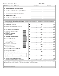 Form NC-478 Summary of Tax Credits Limited to 50% of Tax - North Carolina, Page 3