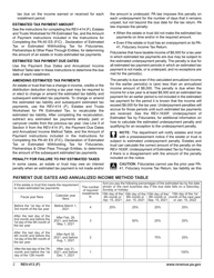 Instructions for Form REV-414 (F), REV-40 ES (F/C) - Pennsylvania, Page 2