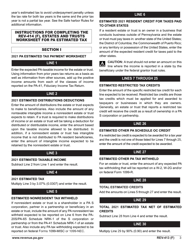 Instructions for Form REV-414 (F), REV-40 ES (F/C) - Pennsylvania, Page 3