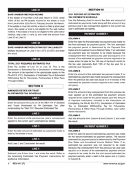 Instructions for Form REV-414 (F), REV-40 ES (F/C) - Pennsylvania, Page 4