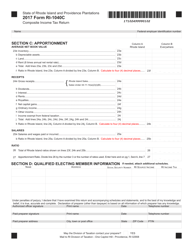 Form RI-1040C Composite Income Tax(return - Rhode Island, Page 2