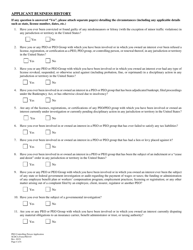 SCDCA Form PEO-03 Professional Employer Organization Controlling Person Application - South Carolina, Page 4