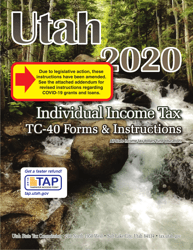 Instructions for Form TC-40 &quot;Utah Individual Income Tax Return&quot; - Utah, 2020