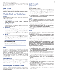 Instructions for Form TC-40 Utah Individual Income Tax Return - Utah, Page 5